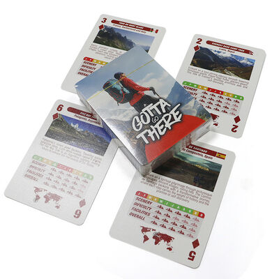 ব্ল্যাককোর কাগজ এবং কাস্টম ডিজাইন প্রিন্টিং সহ কাস্টম পোকার কার্ড, প্রাপ্তবয়স্কদের গেম এবং প্রচারের জন্য 57x87 মিমি আকারে