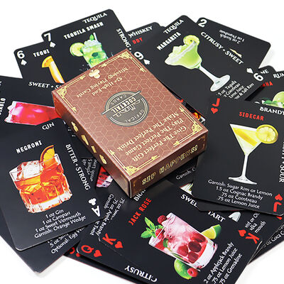 কাস্টম ডিজাইন রেড এজ পেপার পোকার কার্ড কাস্টম মুদ্রণ সঙ্গে বিলাসবহুল খেলার কার্ড