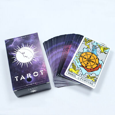 Customized Design Printable Tarot Cards with CMYK 4 Color Offset Printing and Guidebook Included